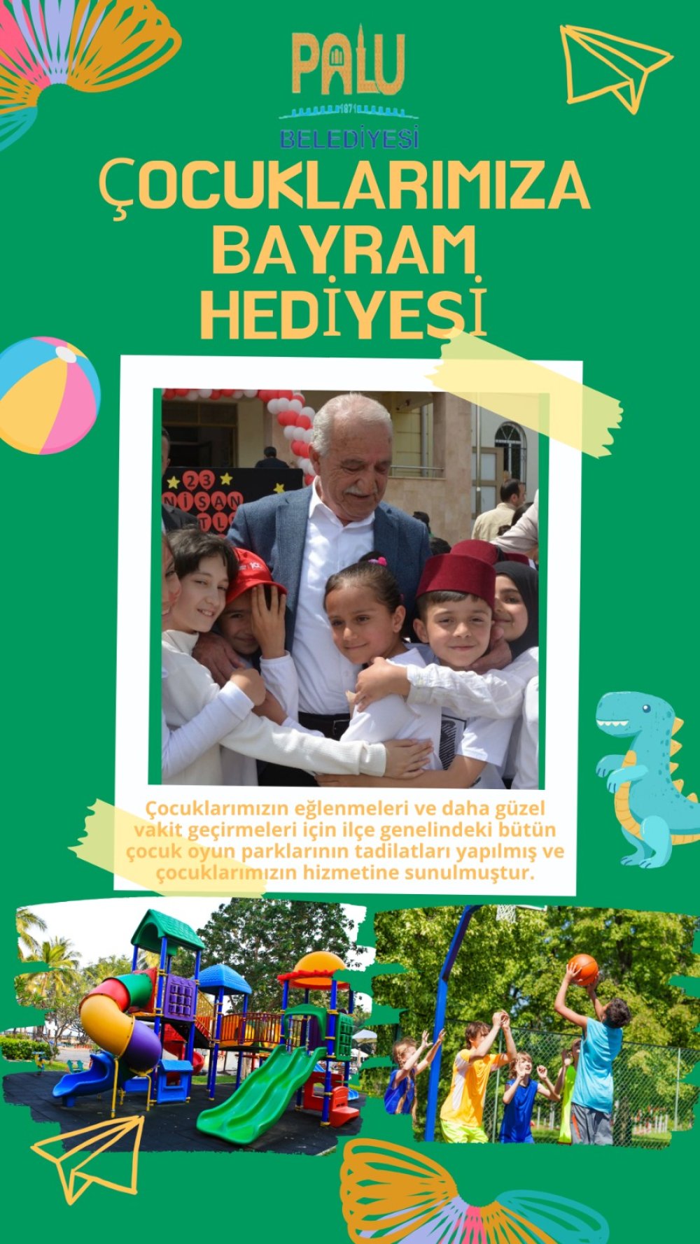 ÇOCUK OYUN PARK ALANLARI YENİLEME, BAKIM VE ONARIM ÇALIŞMALARI